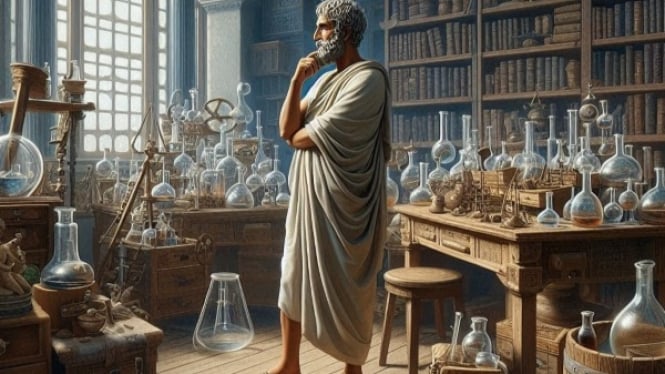 Aristoteles di Laboratorium