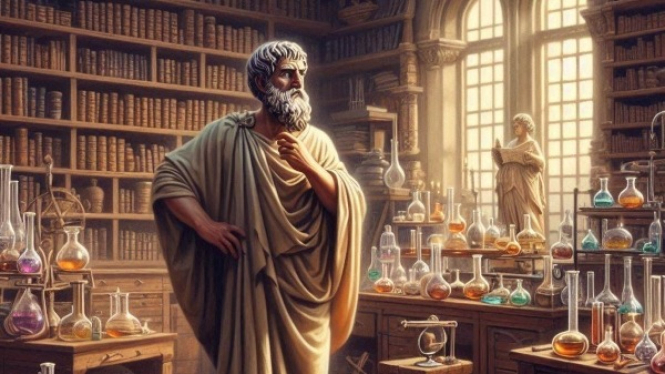 Aristoteles di Laboratorium
