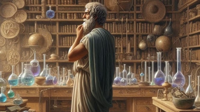 Aristoteles di Laboratorium