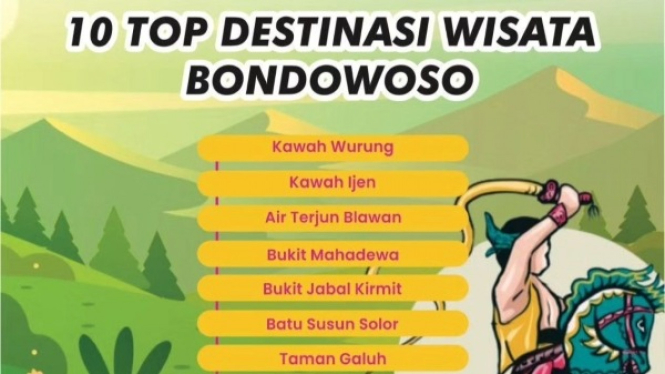 Top Destinasi Wisata Bondowoso Jawa Timur