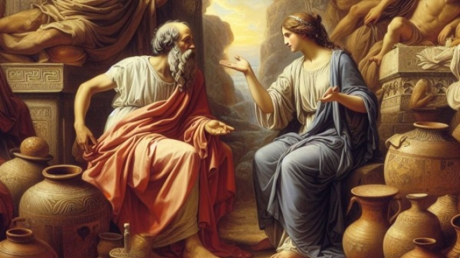 Socrates dan Xanthippe