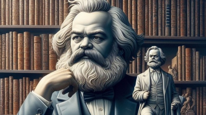 Demokritus, Karl Marx, Ludwig Feuerbach