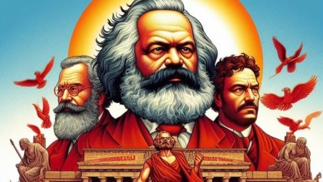 Demokritus, Karl Marx, Ludwig Feuerbach