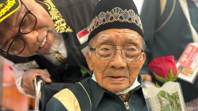 Harjo Mislan, 110 Tahun, Jemaah Haji Indonesia Tertua