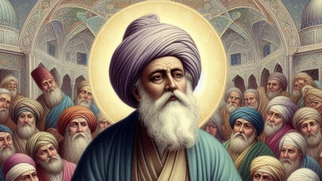 Jalaludin Rumi (ilustrasi)