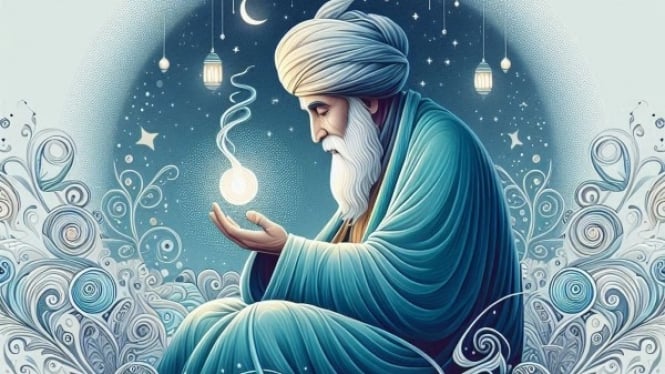 Jalaludin Rumi (ilustrasi)