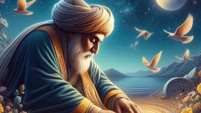 Jalaludin Rumi (ilustrasi)