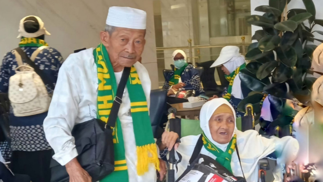 Ahmad Subianto (82) dan Sumbiyah (74), Jemaah Embarkasi Banjarmasin