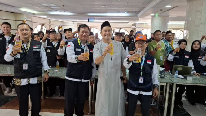 Tim KKHI Madinah Sosialisasi Minum Oralit Cegah Dehidrasi