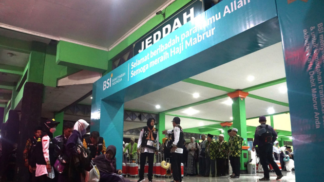 353 Jemaah Haji Kota Yogyakarta Tiba di Asrama Haji Donohudan