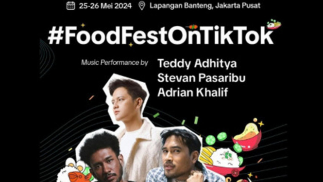 #FoodFestOnTikTok di Lapangan Banteng, Hari Ini hingga Besok