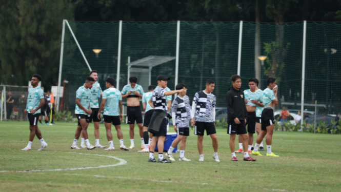 Timnas Senior Indonesia Jalani Latihan