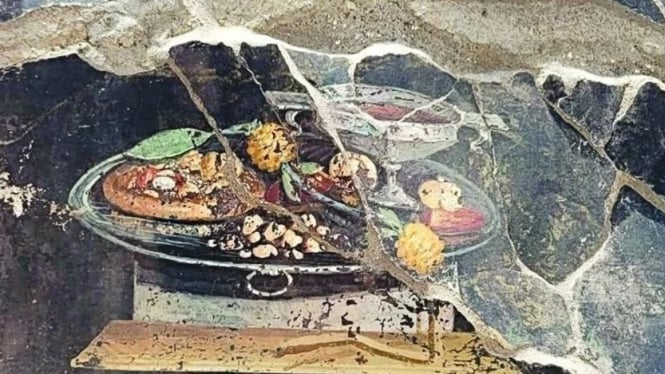 Lukisan Pizza yang Ditemukan