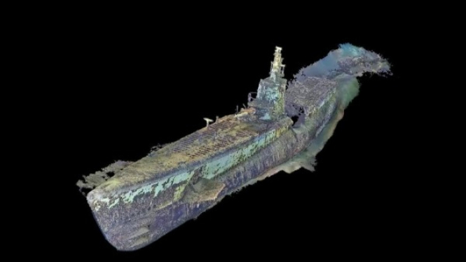Model Fotogrametri Empat Dimensi USS Harder