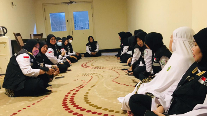 Bimbingan Manasik bagi Petugas Haji Perempuan di Sektor 7