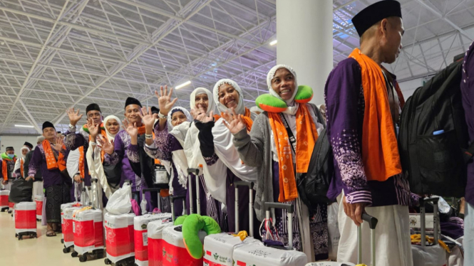 Jemaah SUB-01 di Bandara Jedah Jelang Pulang ke Tanah Air