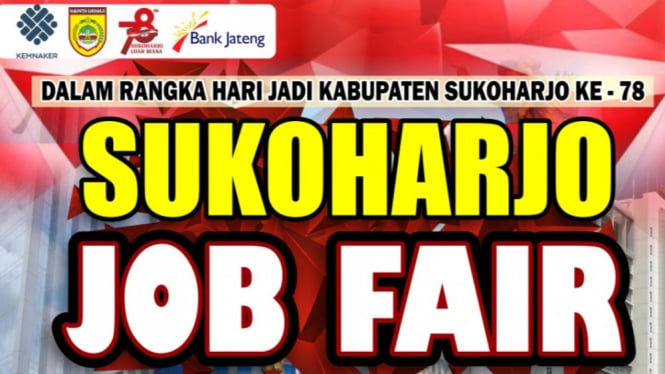 "Sukoharjo Job Fair 2024", 11-12 Juli 2024