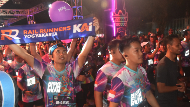 KAI Bandara Glow Night Fun Run