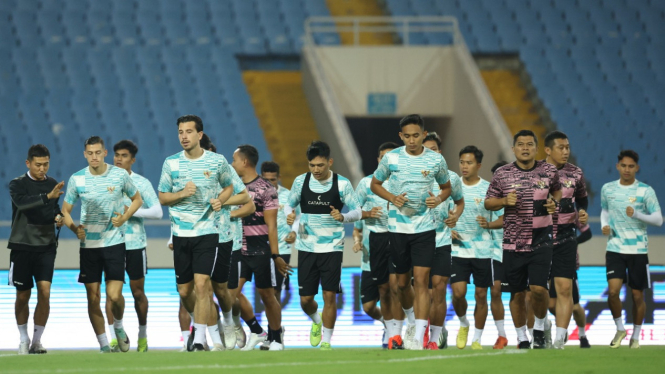 Timnas Senior Indonesia Jalani Latihan