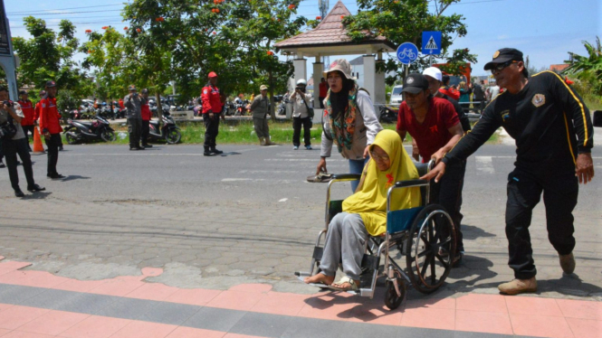 Simulasi Gempa Megathrust di Cilacap