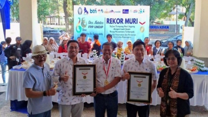 FPP UNDIP Pecahkan Rekor MURI dan Dunia