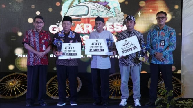 Para Pemenang Gelar Desa Wisata Jawa Tengah (GDWJT) 2024