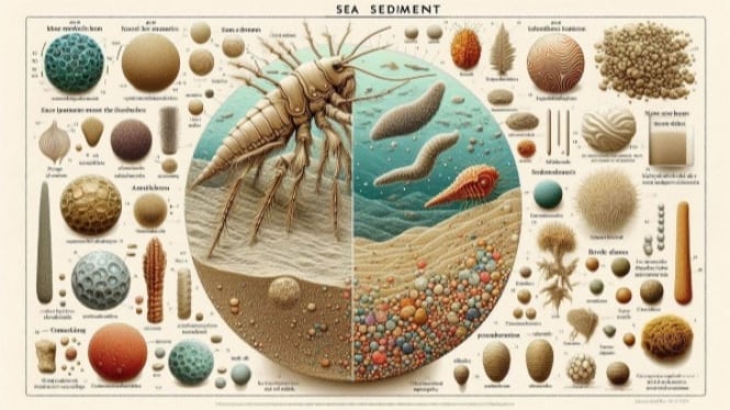 Perbedaan Pasir Laut dan Sedimen Laut (ilustrasi)