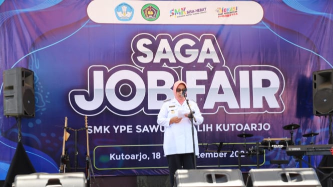 Bupati Purworejo, Yuli Hastuti Buka Saga Job Fair