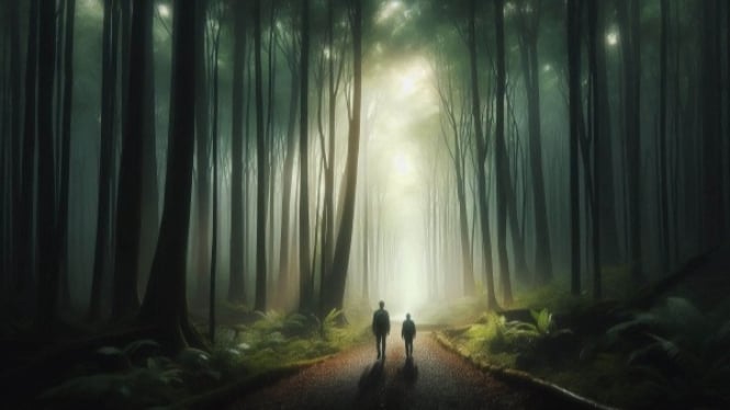 Silent Walking dan Forest Bathing