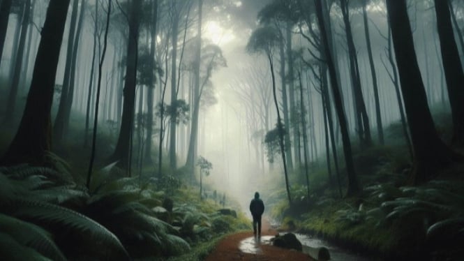 Silent Walking dan Forest Bathing