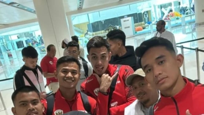 Timnas Senior Indonesia Tiba di Bahrain