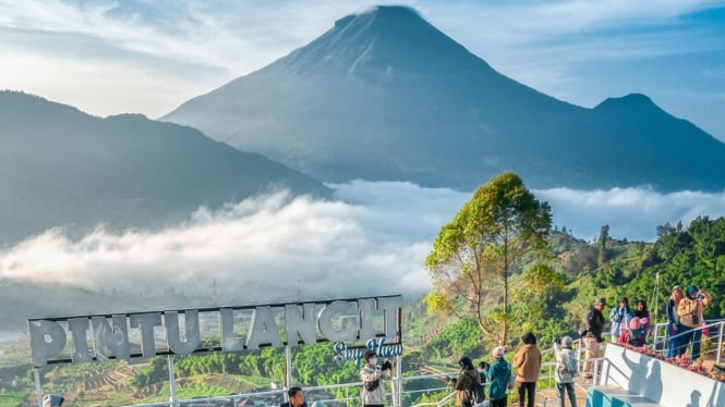 Pintu Langit Skyview di Wonosobo, Jawa Tengah