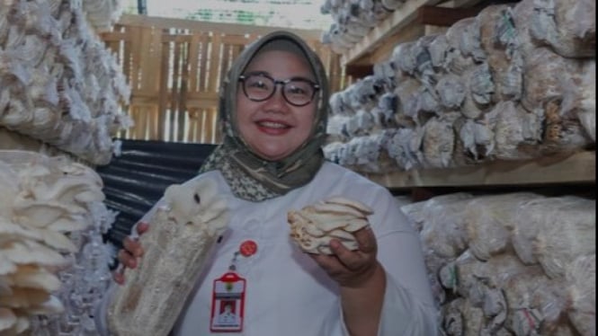 Sentra Jamur Sragen Diresmikan Bupati Kusdinar Untung Yuni Sukowati