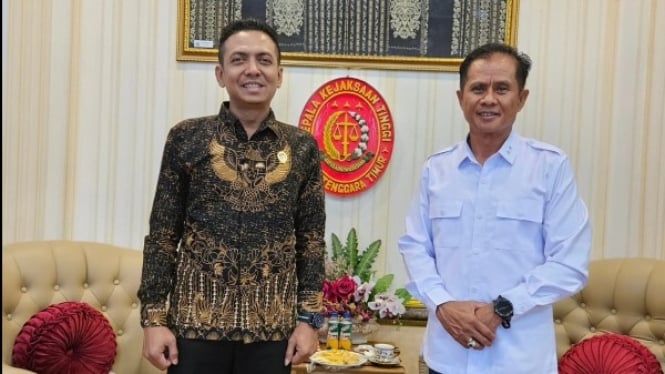 Wakil Ketua LPSK Wawan Fahrudin Bersama Jajaran Kejaksaan Tinggi NTT