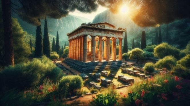 Kuil Apollo di Delphi