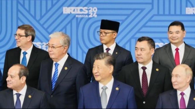 Menteri Luar Negeri Sugion0 dalam Pertemuan KTT BRICS di Kazan