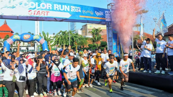 Kudus Colour Run Festival 2024 di Kudus, Jawa Tengah