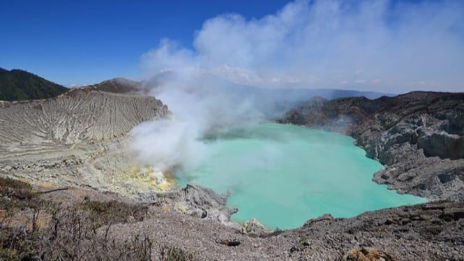 Kawah Ijen di Banyuwangi, Jawa Timur