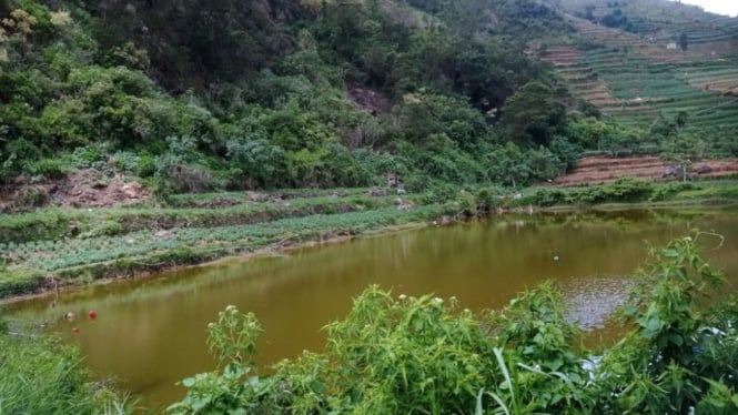 Telaga Mendongan di Batang, Jawa Tengah