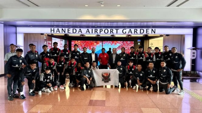 Timnas U-20 Indonesia Tiba di Jepang