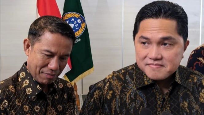 Ketum PSSI, Erick Thohir dan Sekjen PSSI, Yunus Nusi (18/11/2024)