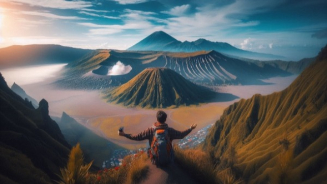 Wisata Jomo di Gunung Bromo