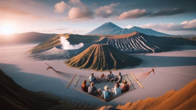 Wisata Jomo di Gunung Bromo