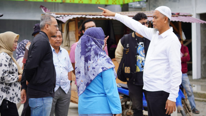 Pembangunan Pasar Buah Pulau Payung di Dumai, Riau terus Dilakukan