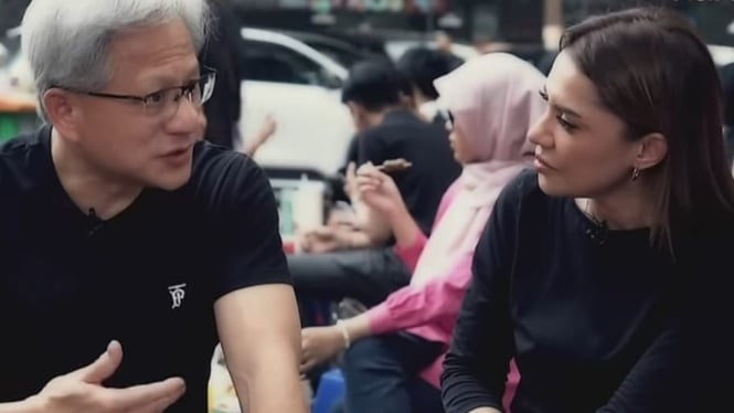 Jensen Huang Berbincang dengan Najwa Shihab