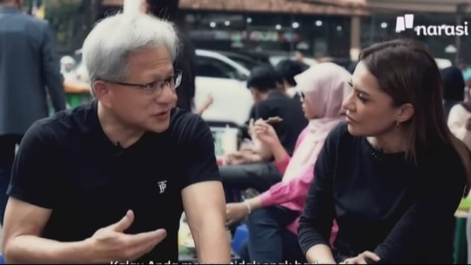 Jensen Huang Berbincang dengan Najwa Shihab