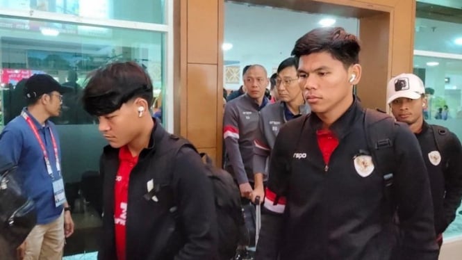 Timnas U-22 Indonesia Tiba di Solo