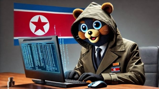 Ilustrasi Hacker Korea Utara