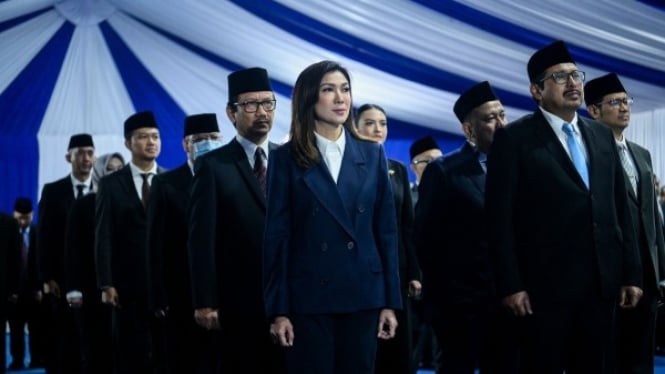 Fifi Aleyda Yahya sebagai Dirjend Komunikasi Publik dan Media