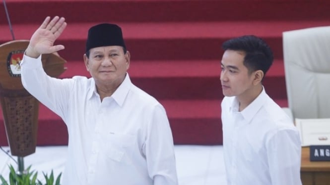 Presiden Prabowo Subianto dan Wakil Presiden Gibran Rakabuming Raka